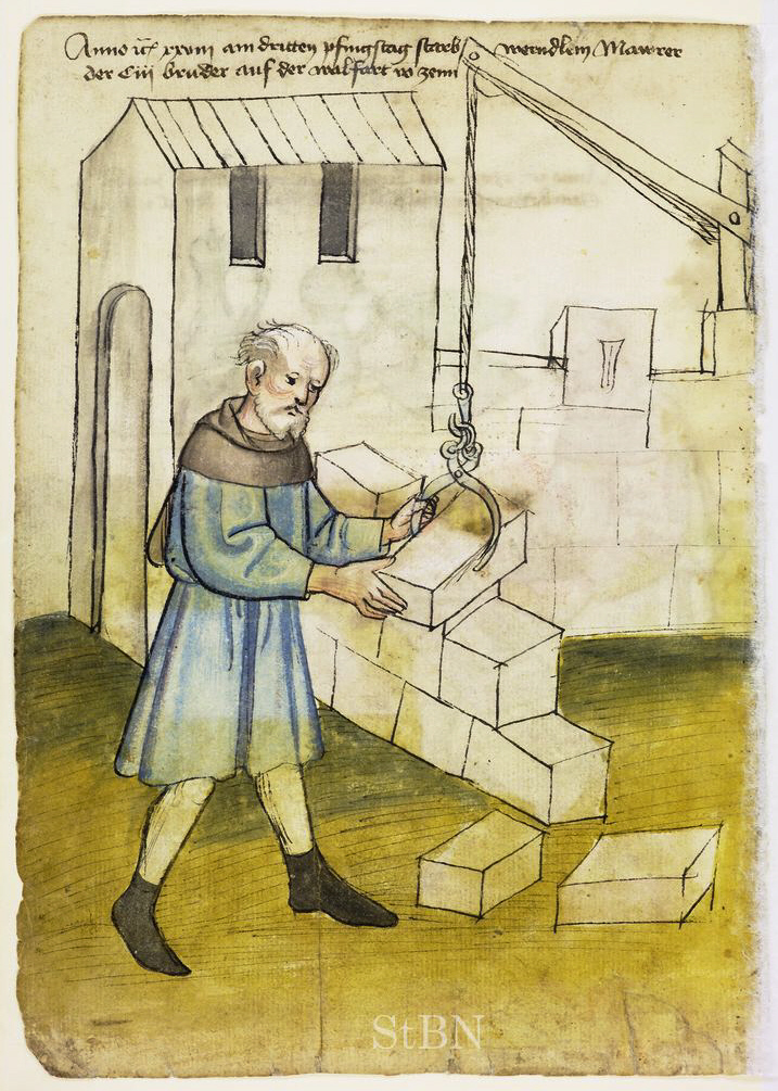 Un maçon, Nuremberg, 1428