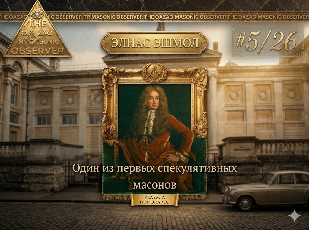 ЭЛИАС ЭШМОЛ: Один из первых спекулятивных масонов